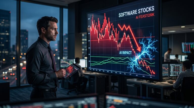 AI Disruption Fears Trigger Slump in US Software Stocks