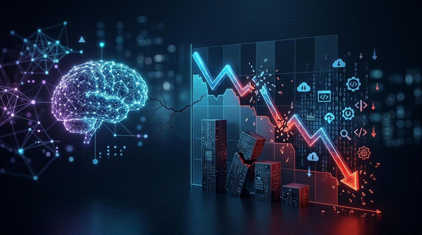 AI Disruption Fears Trigger Slump in US Software Stocks