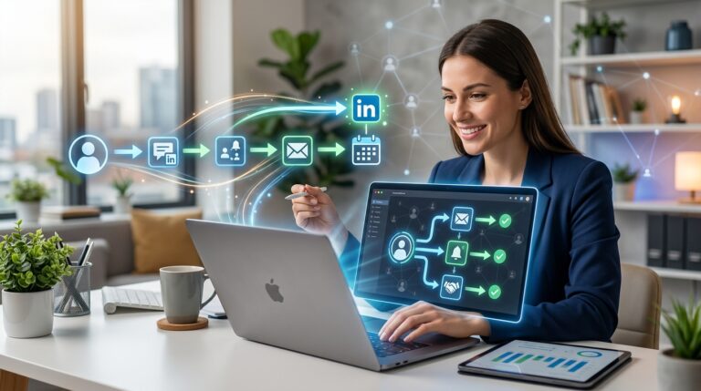 How to set up automated multi-channel LinkedIn outreach sequences safely: A Step-by-Step Guide